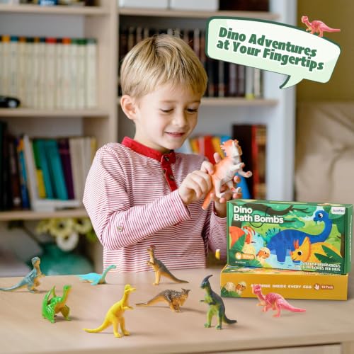 Kids Dinosaur Bath Bombs Set with Surprise Toys - 20 Pack