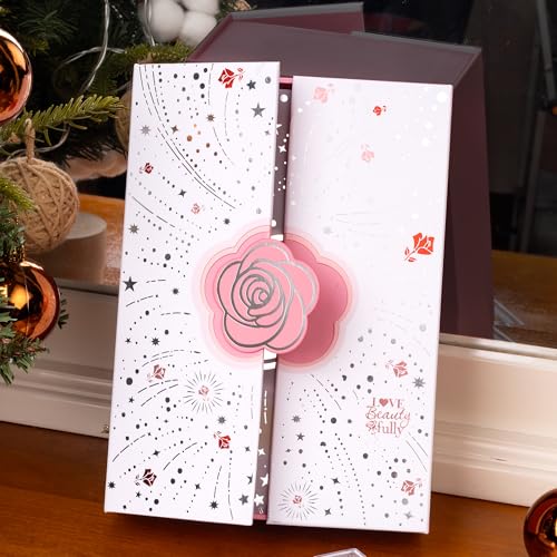 Professional Makeup Brush Set 26 Pcs with Elegant Silver Gift Box - Perfect for Gift Giving