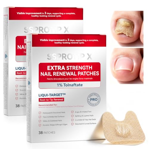 Fungal Nail Patches 76 Count for Toenail Renewal - Deep Root Care & Long-Lasting Fit