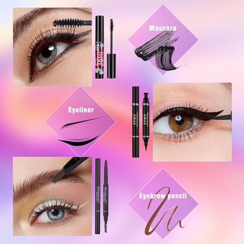 Red Medium Makeup Kit for Women Teens Full Set with Eyeshadow Foundation and Brushes