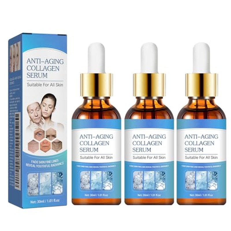 3pcs Face Serum: Stock Solution Facial Serum - in a Bottle, Instant Face Lift & Anti Aging Serum for Reduce Fine Lines, Wrinkles Skin