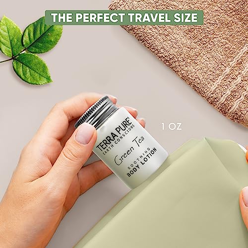 Travel Size Body Lotion Set - 20 Pack 1 oz Eco-Friendly Toiletries