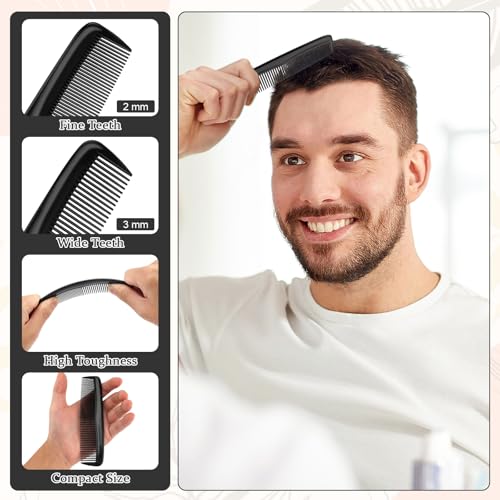 240 Pack Hair Brush and Comb Set for Donations Travel & Shelters - Individually Wrapped