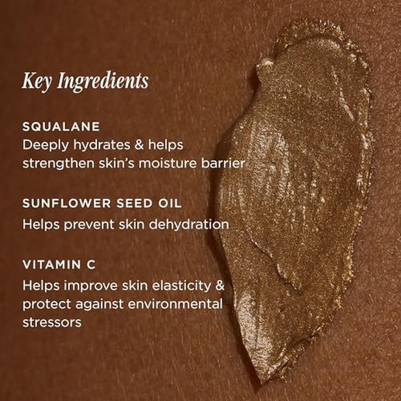 + Lux Unfiltered N¡Æ10 Blurring Body Glow Lotion - Instant Body Shimmer Lotion that Blurs Imperfections and Hydrates with Shea Butter, Squalane & Vitamin C - Vegan, Cruelty Free, Fragrance Free