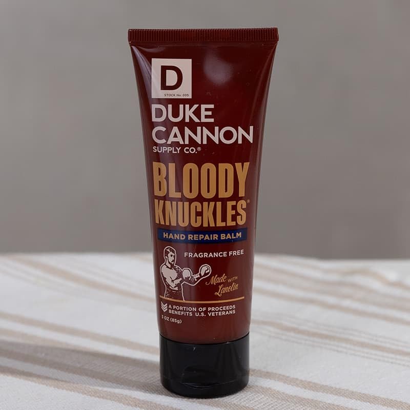 Duke Cannon Bloody Knuckles Hand Balm 3 oz (Pack of 4) – Fragrance-Free, Non-Greasy