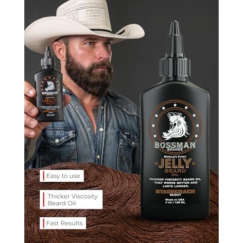 Bossman Fortify Beard Conditioner + Bar Soap for Men (10 oz in Total) ? Magic Scent + Lavender & Patchouli Scent ? Moisturizing and Replenishing Grooming Set ? Made in USA