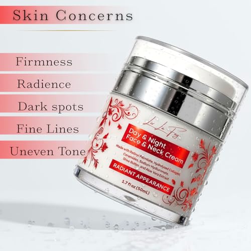 Retinol, 5 Peptides & Collagen Face Cream ? Korean-Inspired Skincare Anti-Aging Day & Night Moisturizer with Hyaluronic Acid, Ceramides & Niacinamide Face, Neck & D?collet? 1.7 fl oz