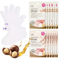 Epielle Hydrating Hand & Foot Masks with Moisturizing Socks & Gloves - Self Care Spa Kit, 6 Pairs