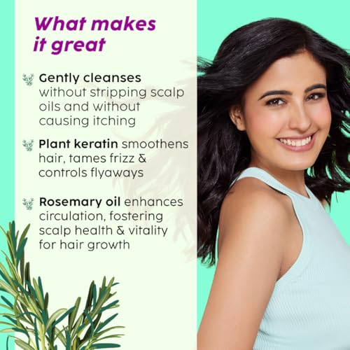 Plix Rosemary Sulfate-Free Daily Shampoo for All Hair Types 6.76 fl oz