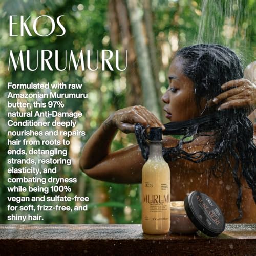 Natura - Ekos Murumuru Restoring Conditioner - Anti-Damage - Hair Detangler & Moisturizer - Combat Dryness - Vegan Hair Care - Brazilian Beauty Secrets - Personal & Self Care - 10.1 fl oz (300ml)
