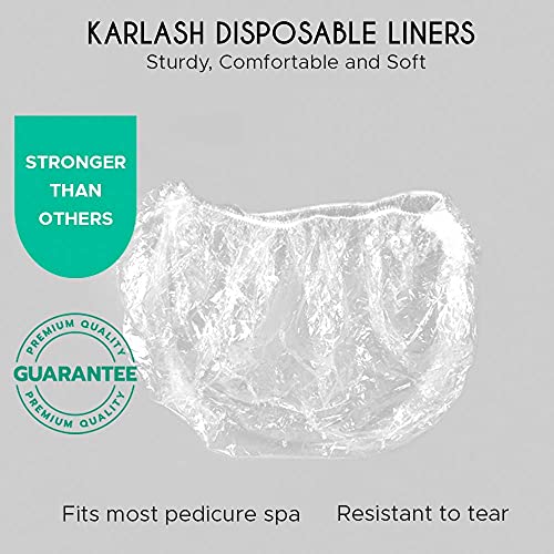 Disposable Spa Liners for Pedicure Chairs - 500 Pack, Fits Most Spas