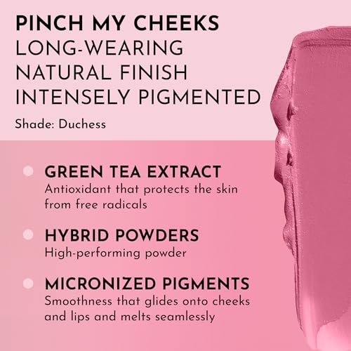 Lawless Pinch My Cheeks Soft-Blur Cream Blush Duchess - Natural Ingredients, Cloudy Finish, 0.18 oz
