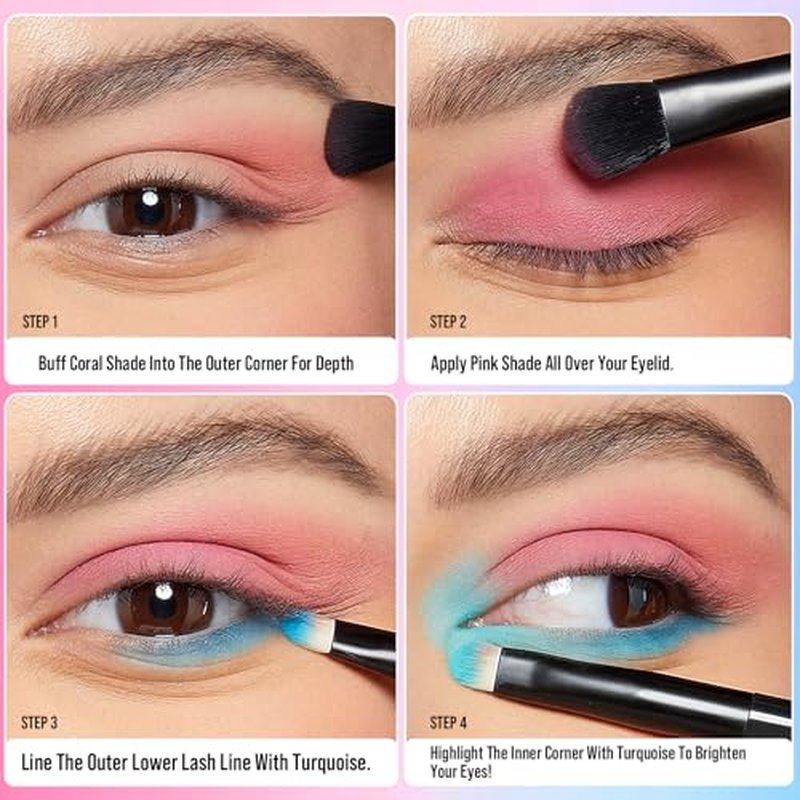 30 Colors Makeup Eyeshadow Palette for Beauty & Matte Metallic Shimmer Pearl Glitter Eye Shadow Pallet & Rainbow Colorful Eye Makeup for Girls & Highly Pigment Eyeshadow Cosmetics