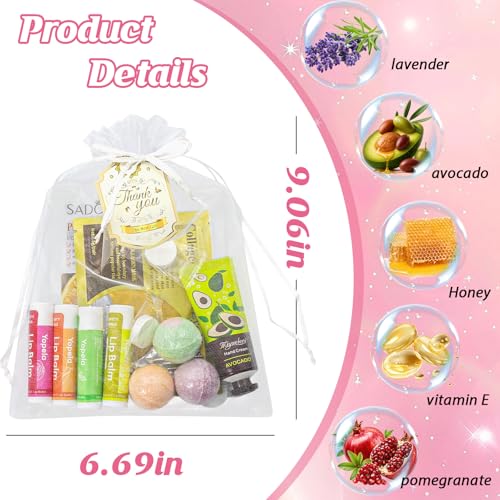 128-Piece Girls Spa Party Supplies Set with Masks, Lip Balm, Foot Bombs & More