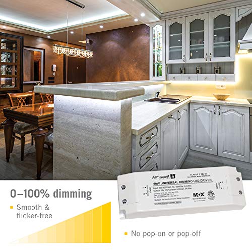 60W Dimmable LED Driver 12V DC Universal Power Supply for LED Lighting