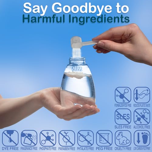 Unscented Foaming Hand Soap Refill Powder - Pack of 30 Servings, Eco-Friendly