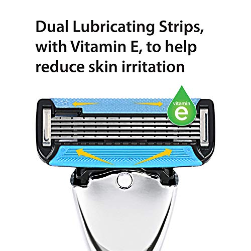 Solimo/Amazon Basics 5-Blade Razor Refills + 3-Blade MotionSphere Bundle