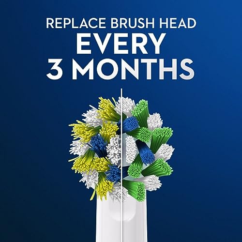 Electric Toothbrush Replacement Heads - CrossAction, 2 Count, White / 1 Pack
