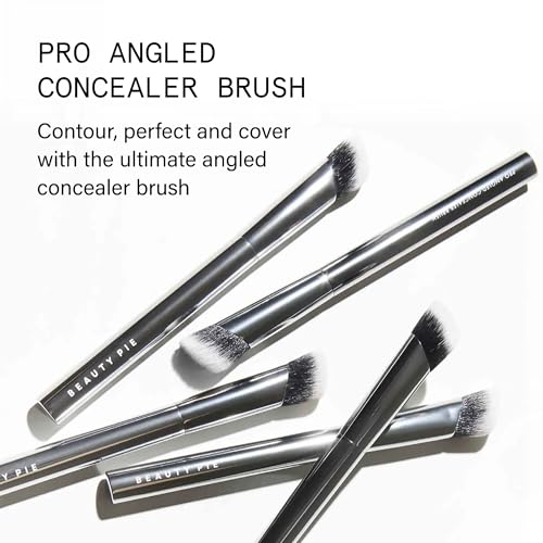 Pro Angled Concealer Brush - Vegan Blending Makeup Tool for Precision