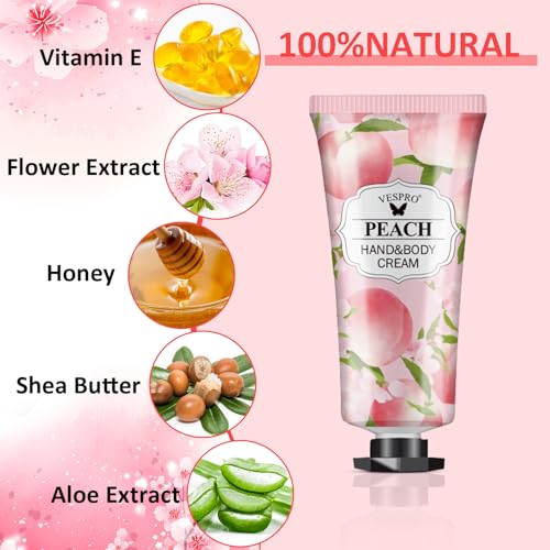 VESPRO 140 Pack Hand Cream Gifts Set, Easter Basket Stuffers, Hand Lotion Travel Size for Dry Cracked Hands, Mini Hand Cream for Teacher Appreciation Gifts, Gifts for Mom and Birthday Gifts