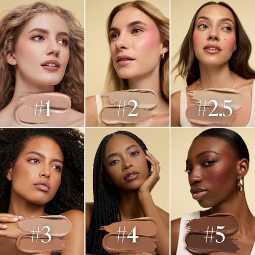 Woosh Beauty Fold Out Complexion | Travel Makeup Palette, Cream & Powder, 6 Shades