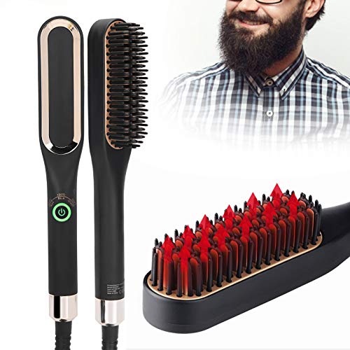 Heated Beard Straightener Comb for Men with Adjustable Temperature US Variation