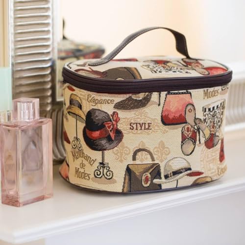 Signare Women's Boutique Vanity & Toiletry Bag - 14 Elegant Designs