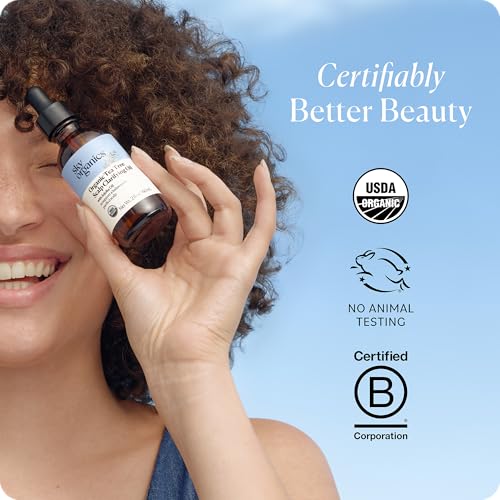 Sky Organics - Organic Tea Tree Scalp Clarifying Oil (2 fl oz/60 mL) Balanced & Purified Hair Oil for Scalp Dryness & Itchiness - Tea Tree, Jojoba, Peppermint - Vegan, Cruelty Free, Beauty, Hair Care