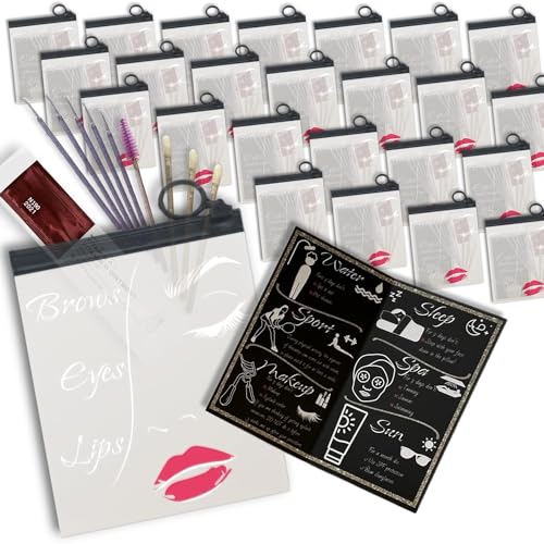 Permanent Makeup Aftercare Kit with Gels, Brushes & Instructions