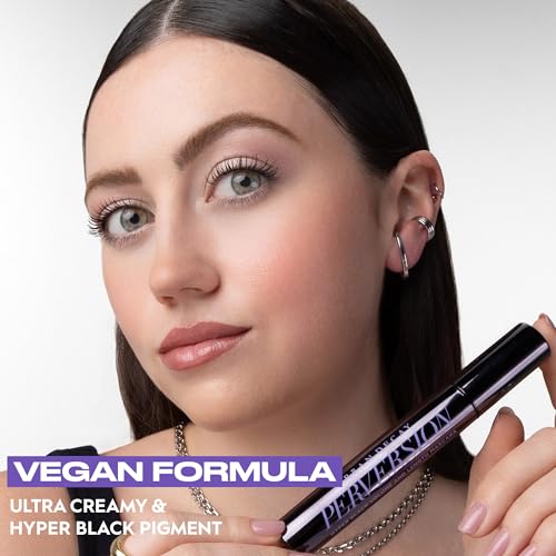 Urban Decay Perversion Volumizing Mascara - Intense Black Lengthening Mascara, Smudge-Resistant, Flake-free, Buildable Lash Volume & Length, Curling & Separating, Vegan Formula