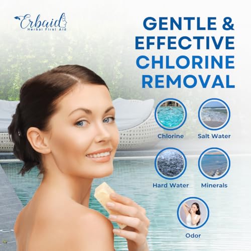 Swimmers Shampoo ? Chlorine Removal Body Wash ? Natural Face & Body Soap Bar ? Removes Chlorine, Salt, Bromine, Hard Water & Sunscreen ? Gentle Moisturizing After Swim Care ? Made in USA for All Ages