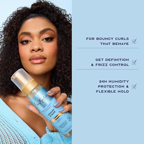 SheaMoisture Manuka Honey & Yogurt Smooth & Hold Multi-Styling Hair Mousse for Nourishment 7.5 fl oz