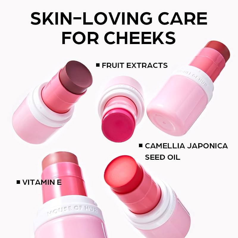 Every Cheek Blush Hydrating Blush Stick – Playful Rosie 0.23 Oz, 5 Colors - Variation Blush 02