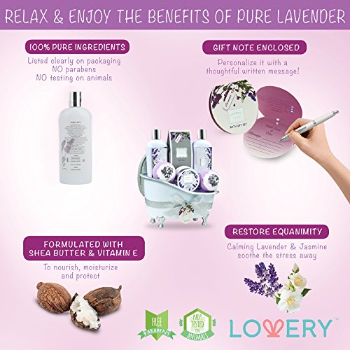 Luxury Bath Gift Set for Women with Bath Bombs, Salts, Body Lotion & More