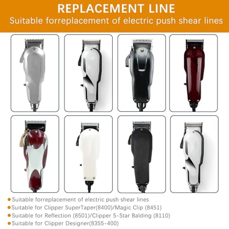 00647-500 Replacement Power Cord for Wahl Clippers Electrical Cable. Fits for Senior, for 5-Star Senior, for Designer, for Super Taper, etc.