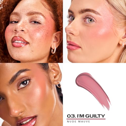 Sacheu Blushing MUAH-ve Bundle ? High Pigment, Buildable, Long Lasting Luminous Glow in a Lightweight, Dewy Finish ? Includes Lip Liner, Lip Elixir, & Cheek STAY-N