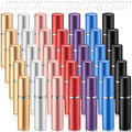 Tessco for you 35 Pcs Atomizer Perfume Bottles 5ml Mini Atomizer Sprayer for Perfume Bulk Refillable with Pump for Travel Outgoing (Multi Color)