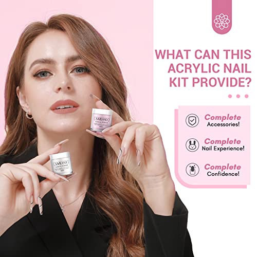SAVILAND Acrylic Nail Kit and Cuticle Oil with Essential Oil