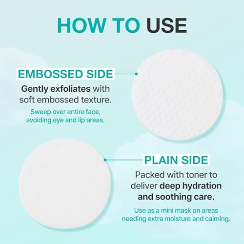 Physiogel Red Soothing Cica Balance Calming Toner Pad for Men & Women, Gentle Exfoliating & Skin Soothing, Cica, BHA Salicylic Acid, Niacinamide, For Sensitive & Acne Prone Skin - 70pcs