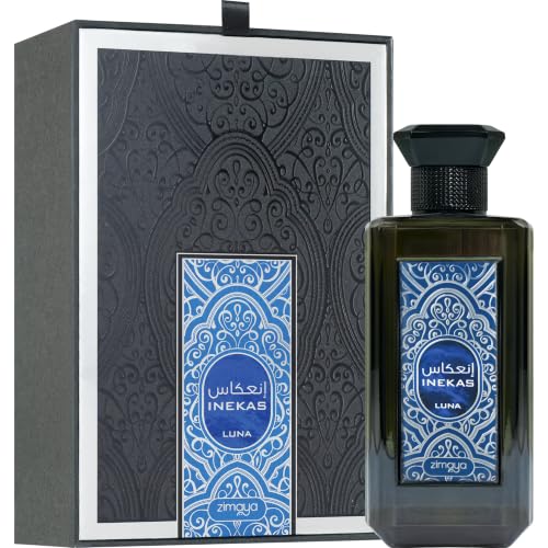 Men's Eau De Parfum 100ml Zimaya Inekas Luna Pour Homme - Woody Amber Scent