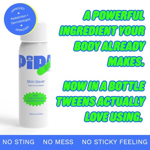 Pipa Skin Saver Hypochlorous Acid Spray for Face & Body 60 ml | Head to Toe Daily First Aid Skin Repair Spray for Sensitive Skin | Helps Reduce Eczema, Irritations, Rashes, Acne, Redness & Breakouts