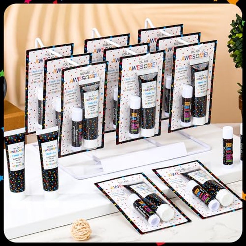 5 Pack Employee Appreciation Lip Balm Hand Cream Gift Bulk Staff Employee Appreciation Team Thank You Gift You're Awesome New Year Thank You Party Supplies for Coworkers Women Men Volunteer