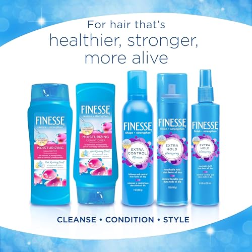 Finesse Moisturizing Shampoo for Dry Damaged Hair 13 Fl Oz Pack of 6