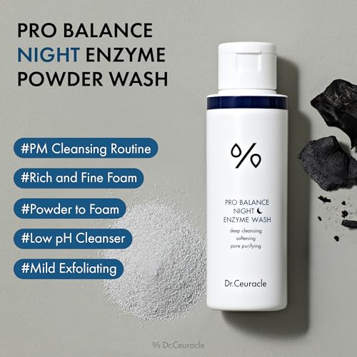 Enzyme Face Wash Set - Dual AM & PM Powder Cleansers for Deep Pore Cleansing