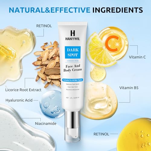 Dark Spot Corrector Serum for Face & Body - Brightening Hyperpigmentation Treatment, 2 Fl Oz