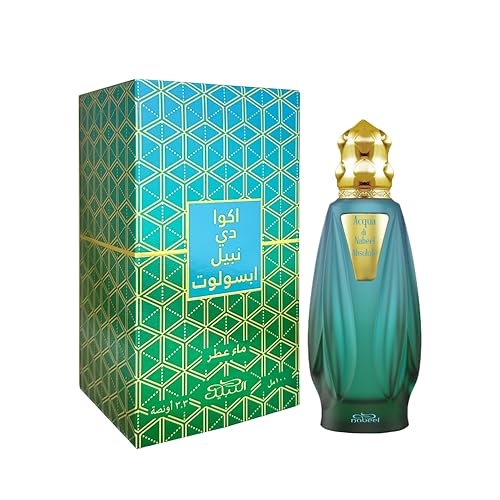Unisex Arabian Perfume Spray - Acqua Di Nabeel Absolute with Rose, Lemon, Vanilla & Oud - 3.3oz Travel Size EDP