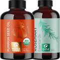 Organic Pumpkin and Rosemary Hair Oil for Hair Growth - Pure Essential Oil Blend