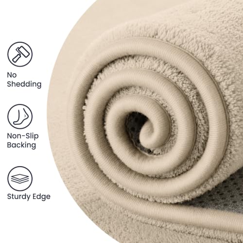 Sour Lemon Beige 6' x 9' Area Rug for Living Room & Bedroom - Soft Non-Slip Carpet
