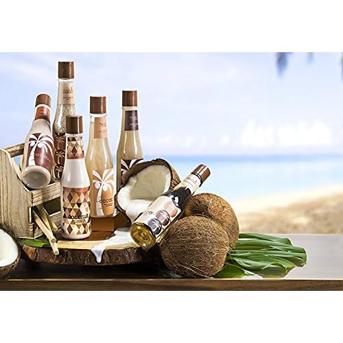 Tropical Milky Coconut Bath & Body Set Skin Care Bath for Women & Men Shower Gel, Bubble Bath, Bath Salts, Body Butter, Body Scrub, Body Lotion - Luxury Spa Set Luxury Body Care Gift Unisex ?