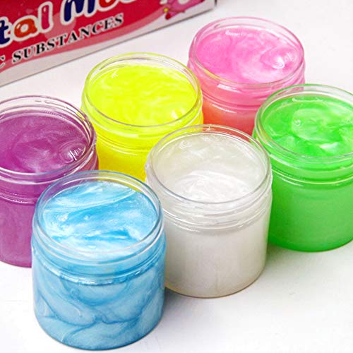TUZAZO 6oz Clear Plastic Jars with Lids - 12 Pack Cosmetic & Storage Containers